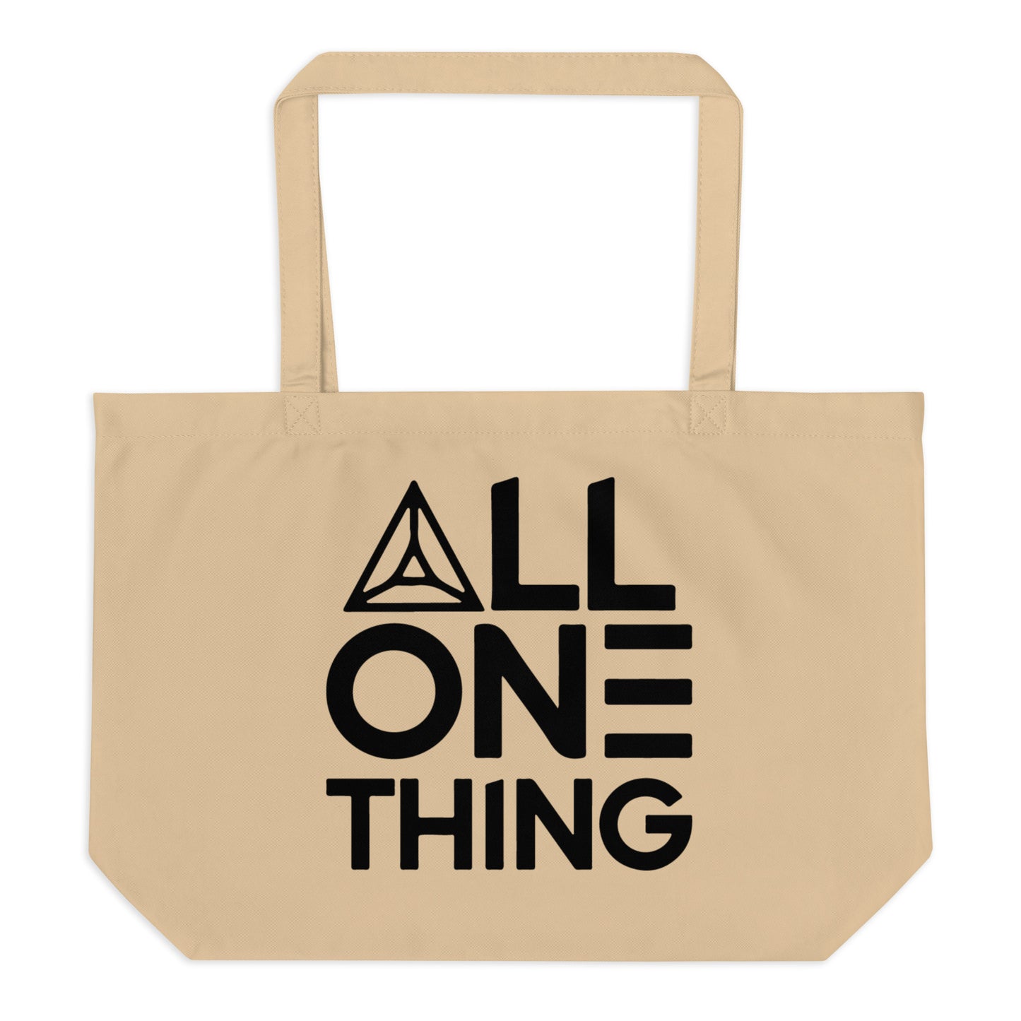 Large organic tote bag