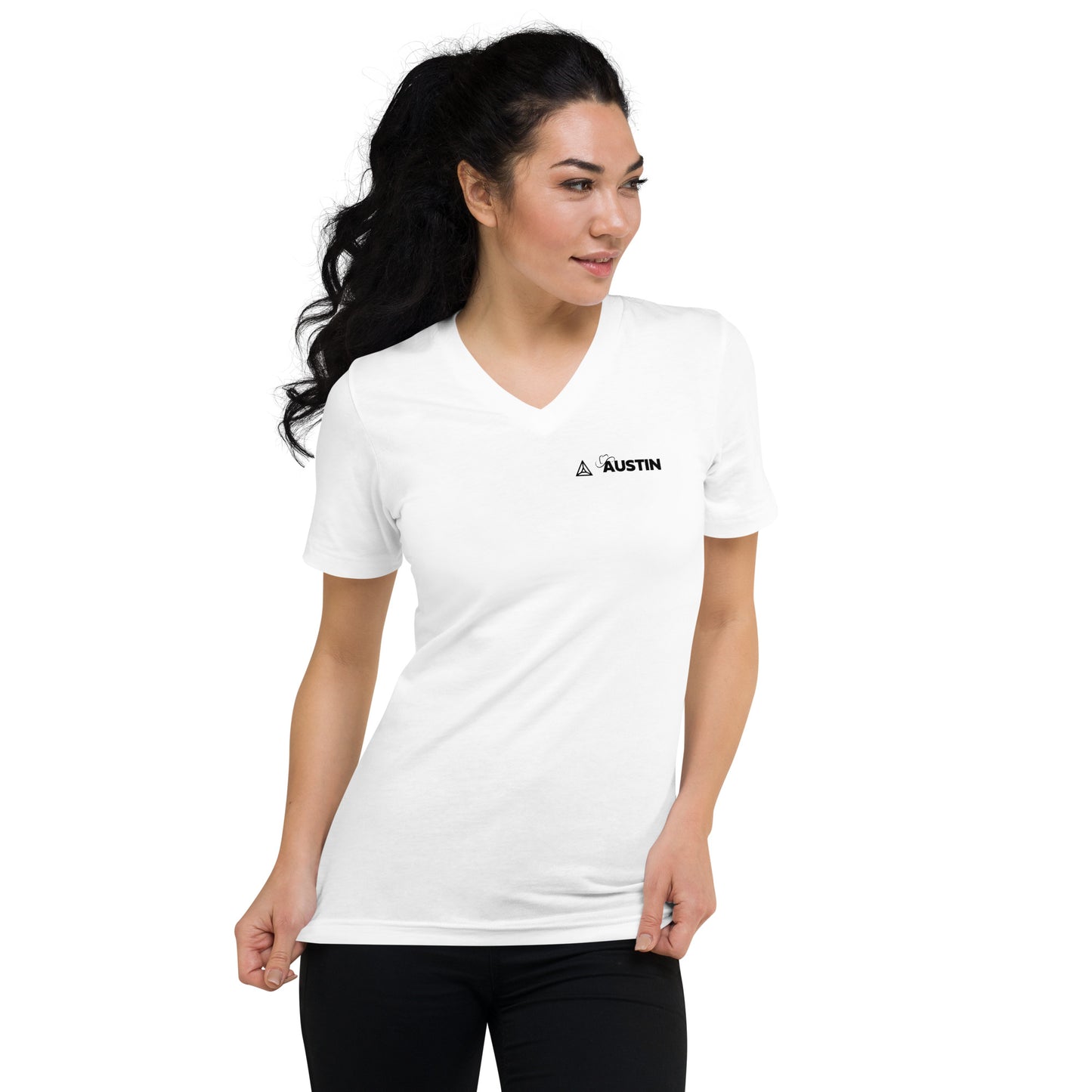 Unisex Austin City Tour V-Neck Tee